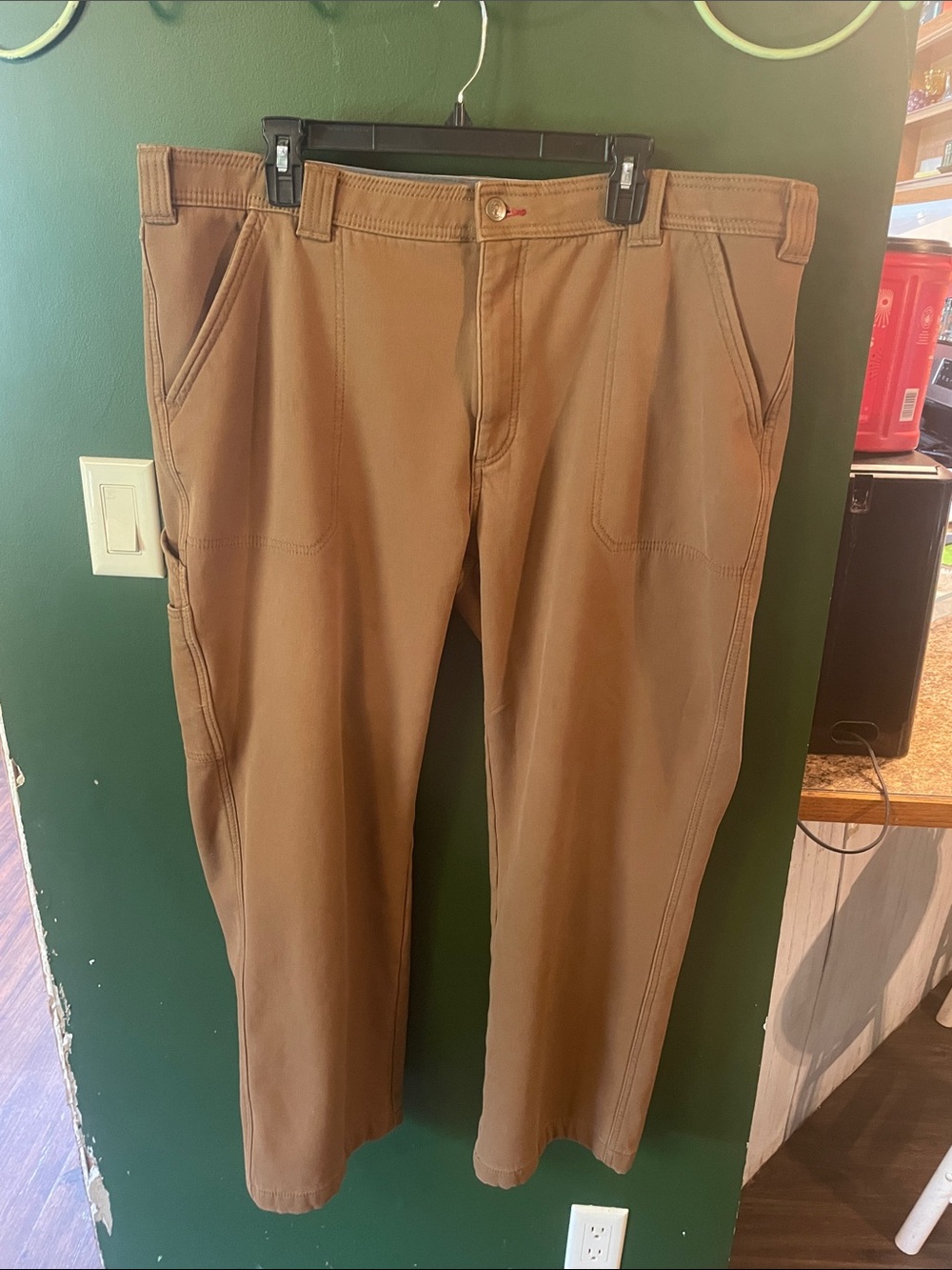 Coleman Men's Tan Carpenter Pants  Straight Leg Workware 40x30
